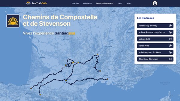 Santiagooo : site sur les chemins de compostelle en France